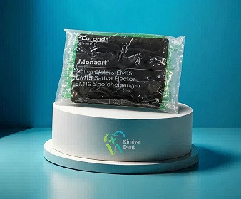 سرساکشن دندانپزشکی یکبار مصرف یوروندا مدل Monoart EM15 (بسته ۱۰۰ عددی)