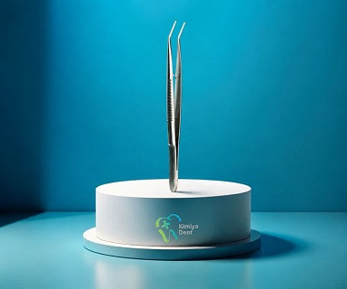 پنس دندانپزشکی استریل (موچین زاویهدار) مخصوص کلینیک و لابراتوار