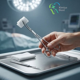 هموستات سر کج/کلمپ جراحی استیل ضدزنگ